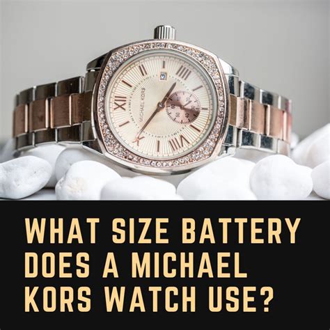 michael kors watch battery chart.